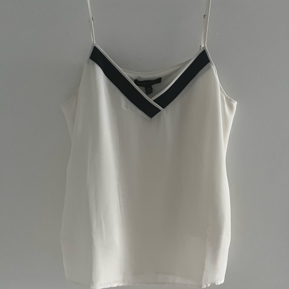 Banana Republic Color-Blocked Camisole | White | Size M